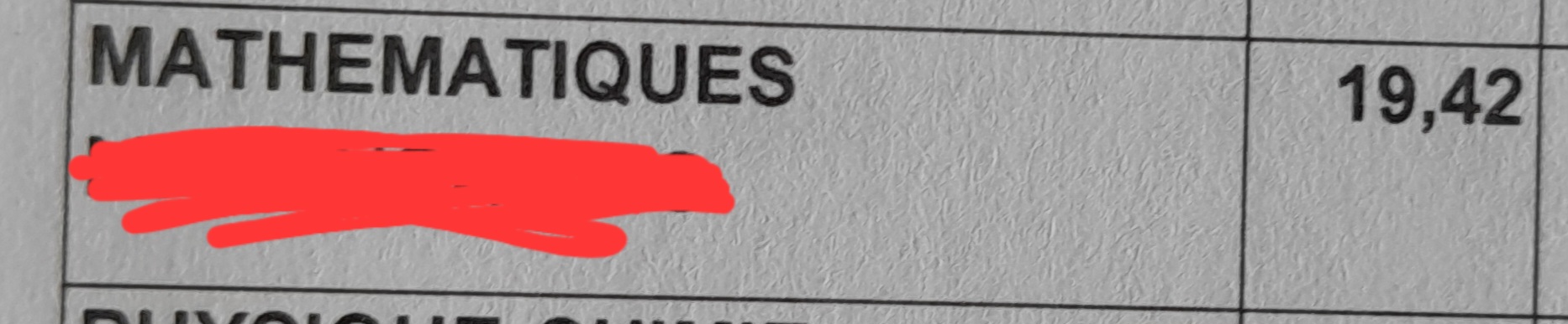 Témoignage d'élève 12