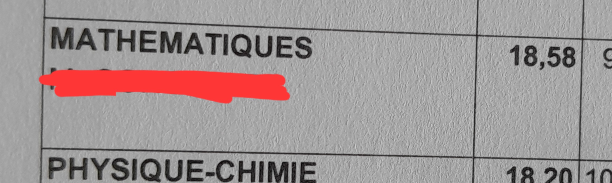 Témoignage d'élève 13